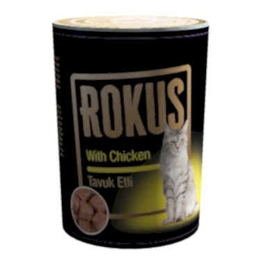 Rokus Tavuklu Kedi Konservesi 410g Rok240410cnaca1