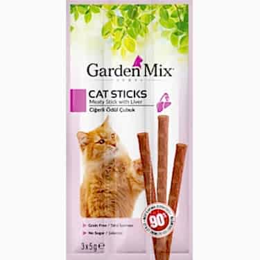 Gardenmix Ciğerli Kedi Stick Ödül 3*5g 50‘li