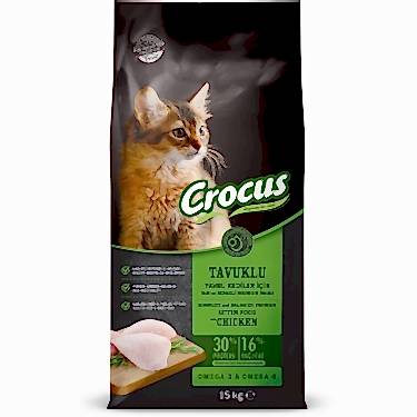 Crocus Tavuk Etli Yavru Kedi Maması 15 Kg