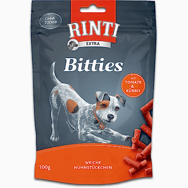 Rıntı Bıttıes Köpek Ödülü Tavuk-domates 100g