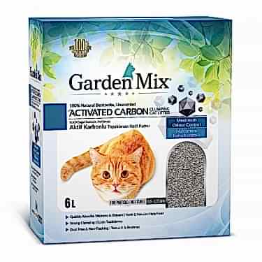 Gardenmix Bentonit Aktif Karbonlu Kedi Kumu 6 Lt