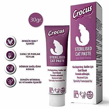 Crocus Kedi Sterilised Malt Macunu 30 Gram